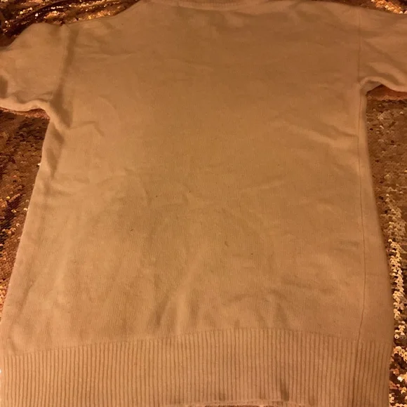 Paul et Duffier Cream Turtleneck Sweater size L - Picture 5 of 8